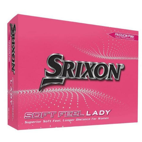 SRIXON Soft Feel Lady Golf Balls PINK