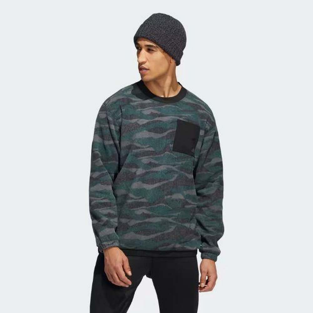 adidas knitted crew sweat