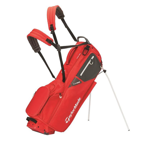 TaylorMade FlexTech 22 Stand Golf Bag Red / White