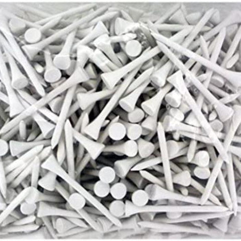 NS 3 1/4" White Wood Tees 250PK