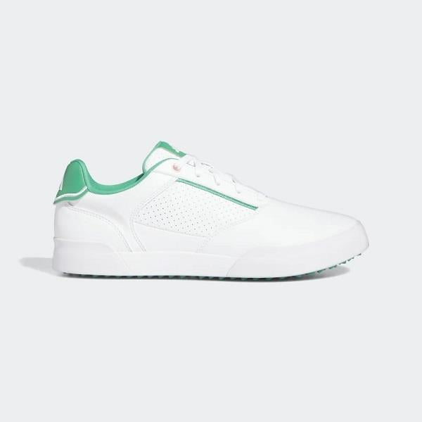 adidas Retrocross Spikeless Golf Shoes - White/Green adidas Retrocross Spikeless Golf Shoes - White/Green