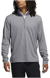 ADIDAS 3-STRIPES QUARTER-ZIP PULLOVER - GREY