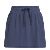 Adidas Seersucker 16-Inch Golf Skirt - Blue