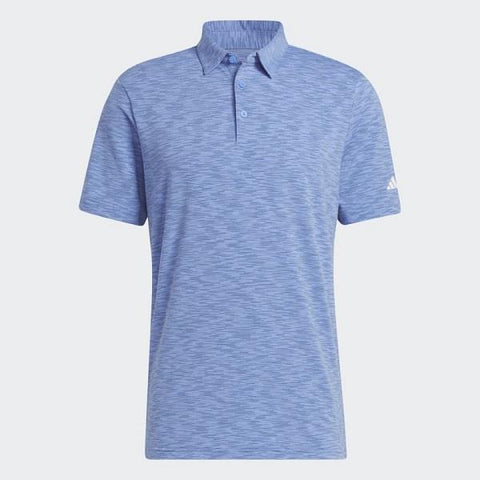 Adidas Space Dye Golf Polo Shirt - Blue Fusion