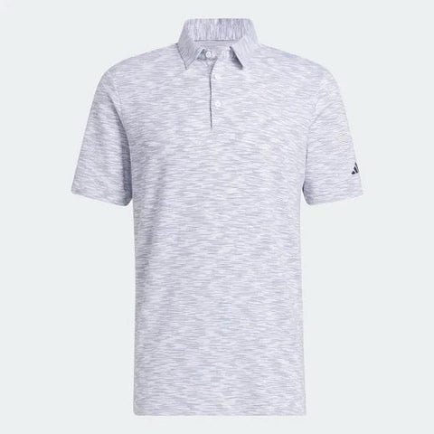 Adidas Space Dye Golf Polo Shirt - White