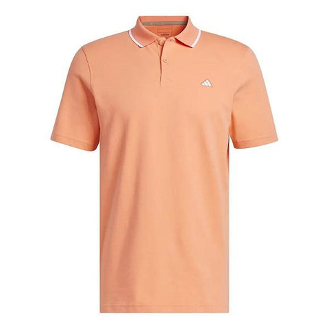 Adidas Go To Pique Golf Polo Shirt - Coral Fusion