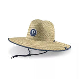 Puma Straw Sunbucket P Hat Bright White/Navy Blazer