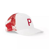 Puma Maple Printed Snapback Cap - White/Red