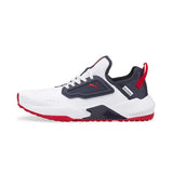 Puma GS One Spikeless Golf Shoe - White/Navy/Red