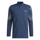 ADIDAS STATEMENT COLD.RDY LONG SLEEVE POLO SHIRT - NAVY