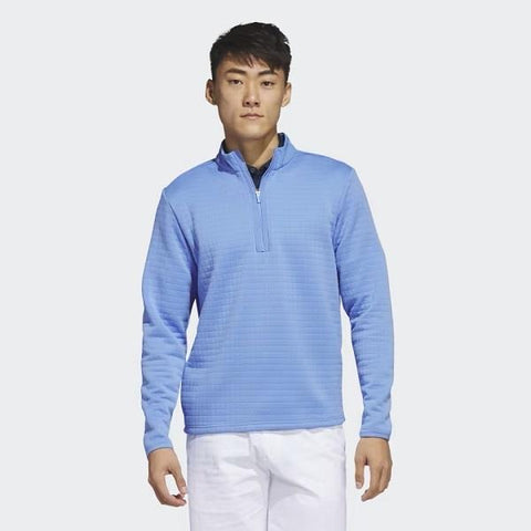 ADIDAS DWR 1/4-ZIP PULLOVER - BLUE FUSION