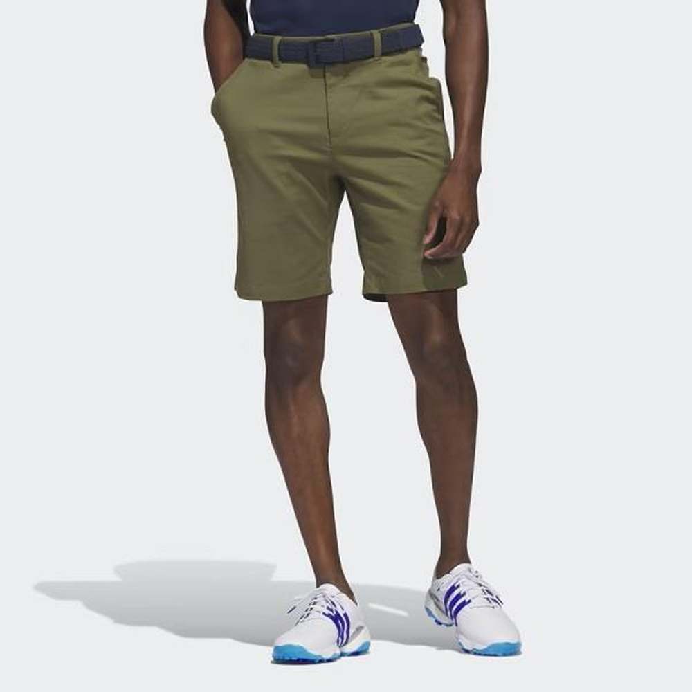 ADIDAS GO-TO 9-INCH GOLF SHORTS - OLIVE – Tee 2 Green