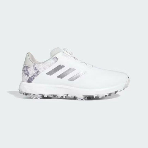 ADIDAS S2G BOA WIDE GOLF SHOES Cloud White / Matte Silver / Grey Two