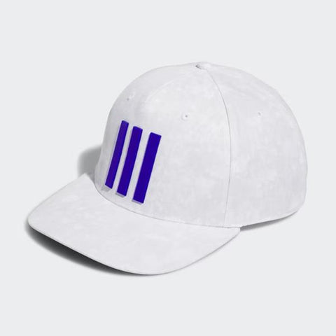 Adidas Tour 3-Stripe Printed Hat - White