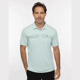 Travis Mathew Matter of Opinion Polo - Heather Turquoise