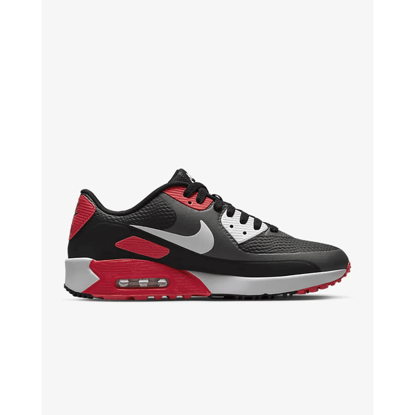 Nike Air Max 90 ブラック/レッド ゴルフシューズ NIKE ナイキ エアマックス ゴルフ スニーカー AIR MAX 90 GOLF