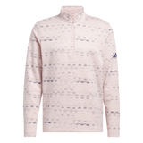 Adidas Core Printed Quarter Zip Sweatshirt - Pink