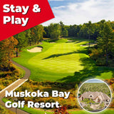 One Night Muskoka Bay Villa Getaway w/ Golf + Cart (Quad Occupancy Required)