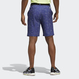 ADIDAS ULTIMATE365 FLAG-PRINT SHORTS LEGACY INDIGO / PULSE LIME / LIGHT PURPLE