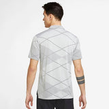 Nike Dri-FIT Vapor Geometric Print Polo Jaquard Grey
