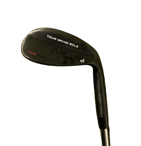 NS TGS Black Satin Wedge