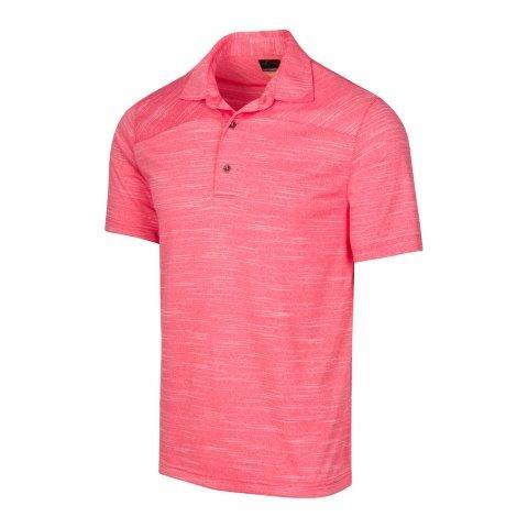 GREG NORMAN HEATHERED POLO Lava Heather