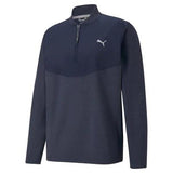 Puma Cloudspun Stlth 1/4 Zip Navy Blazer Heather