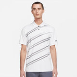 Nike Dri-Fit Vapor Diagonal Stripe Polo White