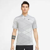 Nike Dri-FIT Vapor Geometric Print Polo Jaquard Grey