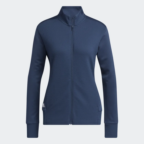 Adidas Tetxture Jacket Fullzip Crew Navy