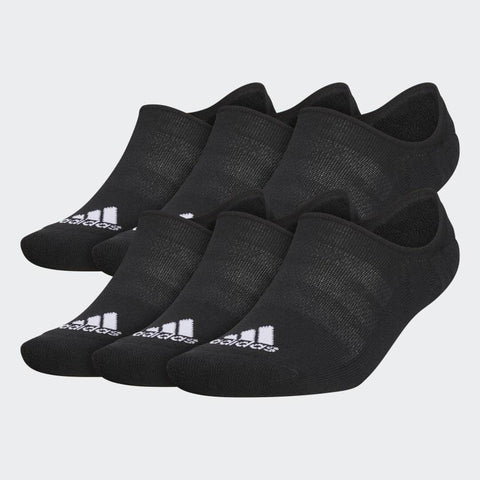 Adidas Lowcut Black Socks 6pk